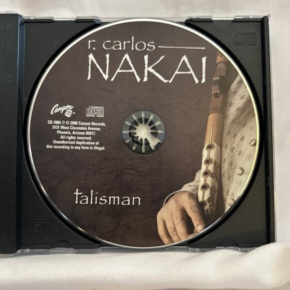 Talisman By R. Carlos Nakai (CD, 2008) Native Flute Music Cultural Soothing - Picture 5 of 5